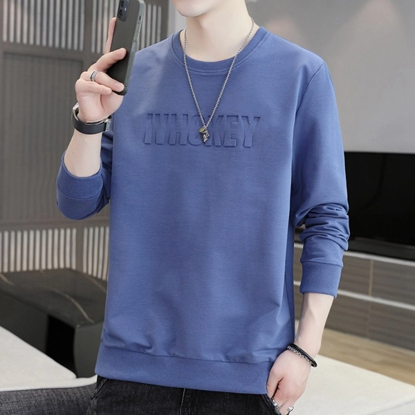 男士潮流圆领卫衣秋冬款宽松版上衣