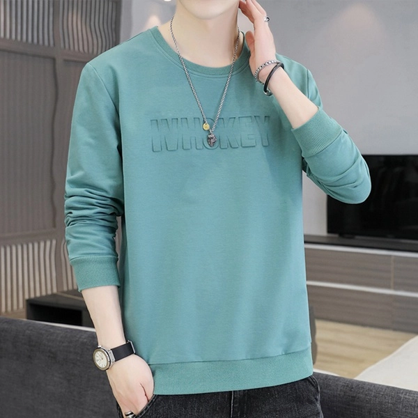 男士潮流圆领卫衣秋冬款宽松版上衣