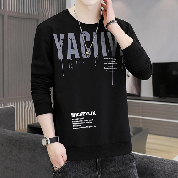 男士卫衣圆领宽松运动上衣秋冬潮牌男装