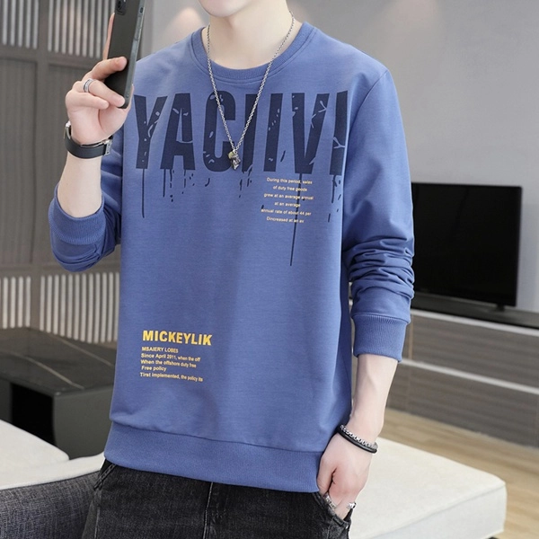 男士卫衣圆领宽松运动上衣秋冬潮牌男装