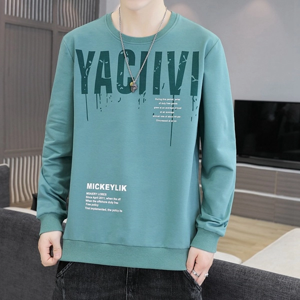 男士卫衣圆领宽松运动上衣秋冬潮牌男装