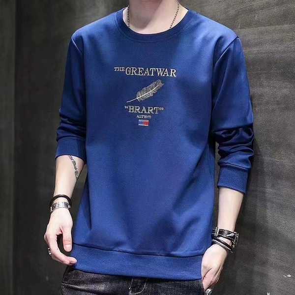 男式卫衣套头圆领薄款上衣地摊货源批发赶集