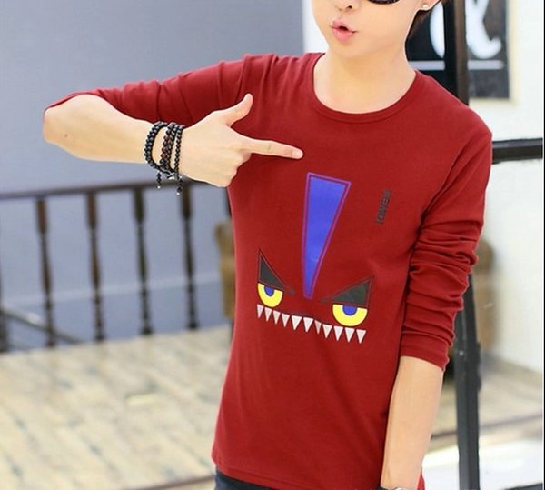 男装长袖秋装套头T恤韩版宽松地摊货源跑江湖打底衫