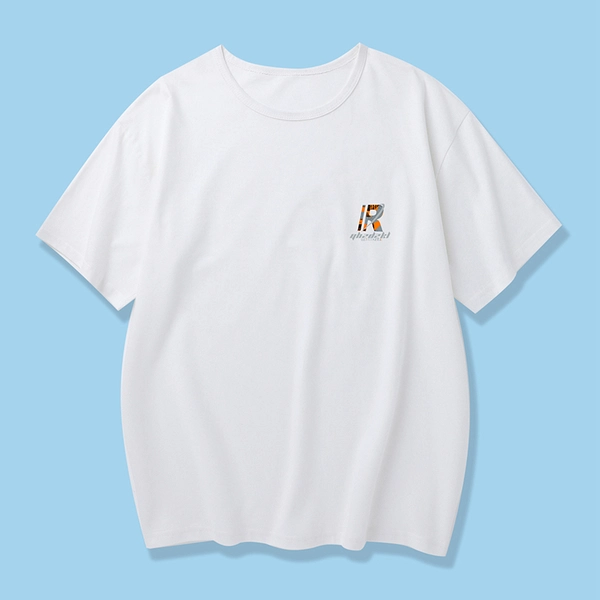 男士t恤 夏季新款时尚前后印花纯棉短袖男装