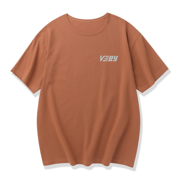 男装短袖圆领夏季t恤打底衫纯棉潮流圆领T恤