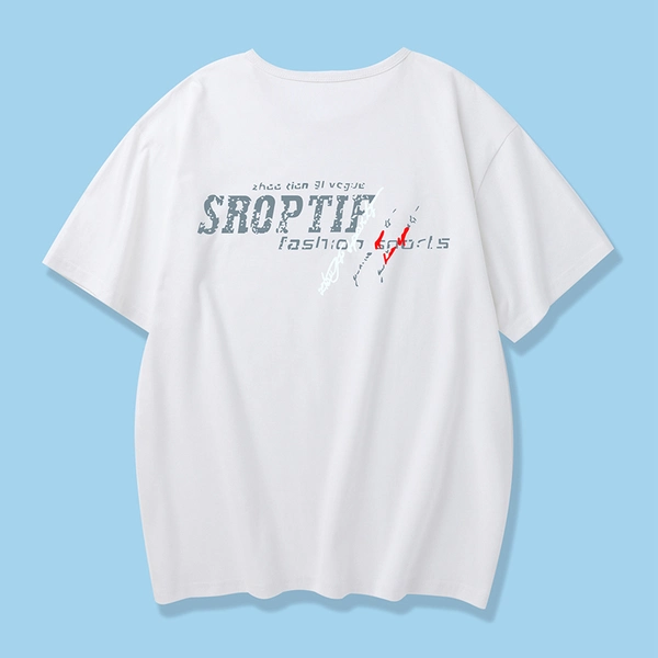 男士韩版夏季100%纯棉上衣服潮流夏天修身半袖