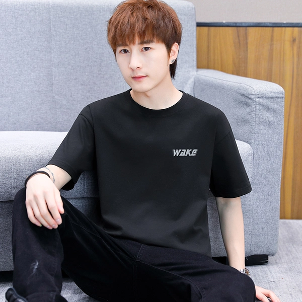 短袖男潮牌夏季宽松衣服男士半袖纯棉t恤上衣