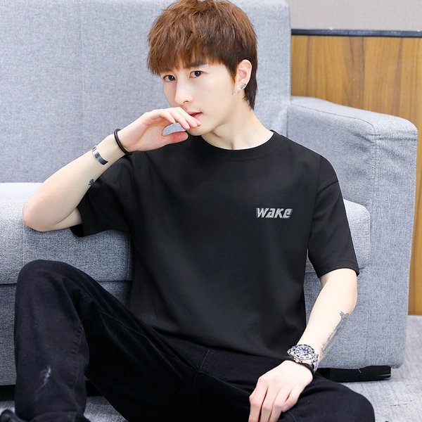 短袖男潮牌夏季宽松衣服男士半袖纯棉t恤上衣