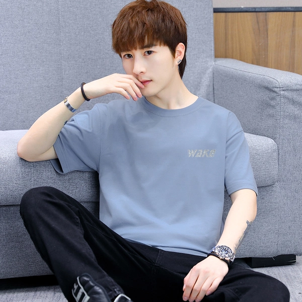 短袖男潮牌夏季宽松衣服男士半袖纯棉t恤上衣