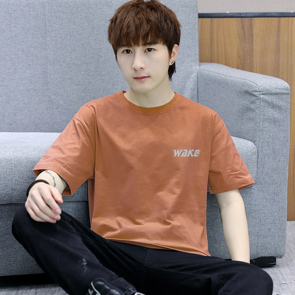 短袖男潮牌夏季宽松衣服男士半袖纯棉t恤上衣