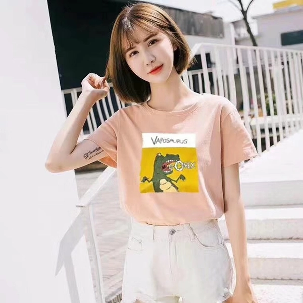 短袖t恤女装夏季新款宽松短款小个子上衣