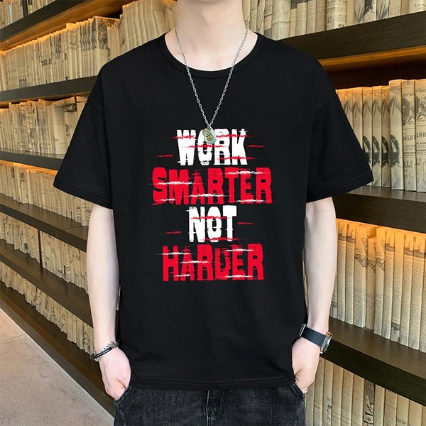 潮纯棉T恤男装夏季短袖学生港风上衣男士圆领夏季T恤