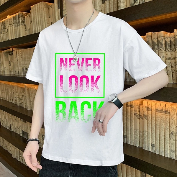 短袖男装T恤衫韩版宽松夏青少年T恤全棉半袖上衣