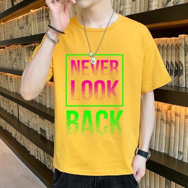 短袖男装T恤衫韩版宽松夏青少年T恤全棉半袖上衣